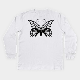 Butterflies Beauty Kids Long Sleeve T-Shirt